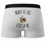Boxer Homme Noisy-le-Sec c’est la vie – Impression au dos