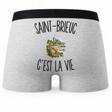 Boxer Homme Saint-Brieuc c’est la vie – Impression au dos
