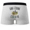 Boxer Homme Saint-Étienne c’est la vie – Impression au dos