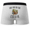 Boxer Homme Saint-Ouen-sur-Seine c’est la vie – Impression au dos
