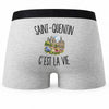 Boxer Homme Saint-Quentin c’est la vie – Impression au dos