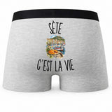Boxer Homme Sète c’est la vie – Impression au dos