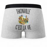 Boxer Homme Thionville c’est la vie – Impression au dos
