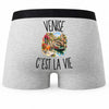 Boxer Homme Venise c’est la vie – Impression au dos