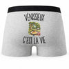Boxer Homme Vénissieux c’est la vie – Impression au dos
