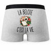 Boxer Homme La Belote c’est la vie – Impression au dos