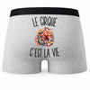 Boxer Homme Le Cirque c’est la vie – Impression au dos
