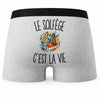 Boxer Homme Le Solfège c’est la vie – Impression au dos
