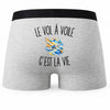 Boxer Homme Le Vol À Voile c’est la vie – Impression au dos