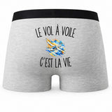 Boxer Homme Le Vol À Voile c’est la vie – Impression au dos