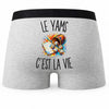 Boxer Homme Le Yams c’est la vie – Impression au dos