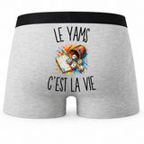 Boxer Homme Le Yams c’est la vie – Impression au dos