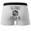 Boxer Homme Les Étoiles c’est la vie – Impression au dos