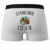 Boxer Homme Les Plans Foireux c’est la vie – Impression au dos