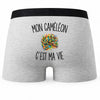 Boxer Homme Mon Caméléon c’est ma vie – Impression au dos