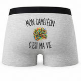 Boxer Homme Mon Caméléon c’est ma vie – Impression au dos