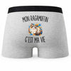 Boxer Homme Mon Ragamuffin c’est ma vie – Impression au dos