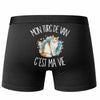 Boxer Homme Mon Turc de Van c'est ma vie – Impression au dos – Noir