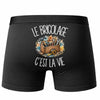 Boxer Homme Le bricolage c'est la vie – Impression au dos – Noir
