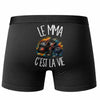 Boxer Homme Le MMA c'est la vie – Impression au dos – Noir