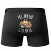 Boxer Homme Mes jumeaux c'est ma vie – Impression au dos – Noir