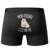 Boxer Homme Mon Persan c'est ma vie – Impression au dos – Noir