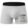 Boxer Homme Les dauphins c'est la vie – Impression devant