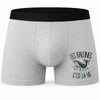 Boxer Homme Les baleines c'est la vie – Impression devant