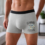 Boxer Homme Les narvals c'est la vie – Impression devant