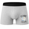 Boxer Homme Les cygnes c'est la vie – Impression devant