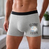 Boxer Homme Les cygnes c'est la vie – Impression devant