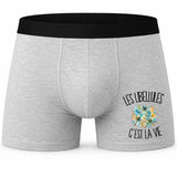 Boxer Homme Les libellules c'est la vie – Impression devant