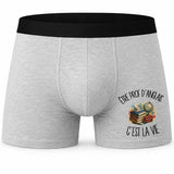 Boxer Homme Être prof d'anglais c'est la vie – Impression devant