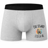 Boxer Homme Être steward c'est la vie – Impression devant