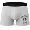 Boxer Homme Être coiffeur c'est la vie – Impression devant