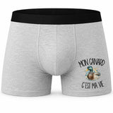Boxer Homme Mon canard c'est ma vie – Impression devant