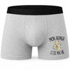 Boxer Homme Mon alpaga c'est ma vie – Impression devant
