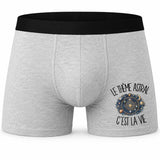 Boxer Homme Le thème astral c'est la vie – Impression devant