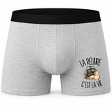 Boxer Homme La reliure c'est la vie – Impression devant