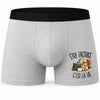 Boxer Homme Être factrice c'est la vie – Impression devant