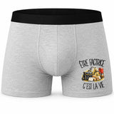 Boxer Homme Être factrice c'est la vie – Impression devant