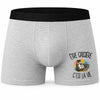 Boxer Homme Être caissière c'est la vie – Impression devant