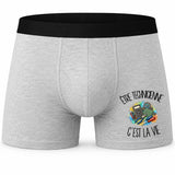 Boxer Homme Être technicienne c'est la vie – Impression devant