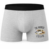 Boxer Homme Être architecte c'est la vie – Impression devant