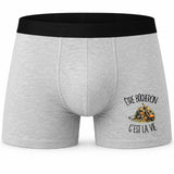 Boxer Homme Être bûcheron c'est la vie – Impression devant