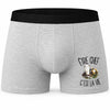 Boxer Homme Être chef c'est la vie – Impression devant