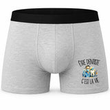 Boxer Homme Être dentiste c'est la vie – Impression devant