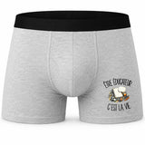 Boxer Homme Être éducateur c'est la vie – Impression devant