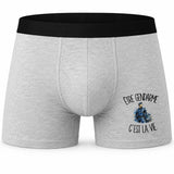 Boxer Homme Être gendarme c'est la vie – Impression devant
