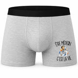 Boxer Homme Être médecin c'est la vie – Impression devant
